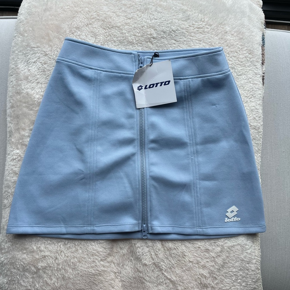 Zara/ LOTTO Women's Light Blue Mini Skirt